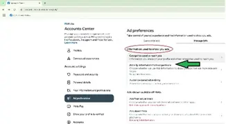 A picture showing you where to click in order to follow the instructions on the left.