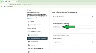 A picture showing you where to click in order to follow the instructions on the left.