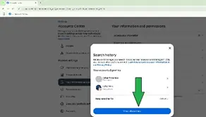 A picture showing you where to click in order to follow the instructions on the left.
