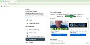 A picture showing you where to click in order to follow the instructions on the left.