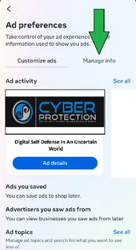 A picture showing where to click in order to follow instructions given in the right column. 
