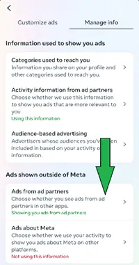A picture showing where to click in order to follow instructions given in the right column. 