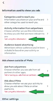 A picture showing where to click in order to follow instructions given in the right column. 