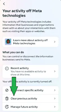 A picture showing where to click in order to follow instructions given in the right column. 