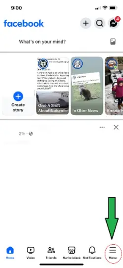 A picture showing where to click in order to follow instructions given in the right column. 