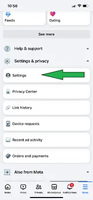 A picture showing where to click in order to follow instructions given in the right column. 