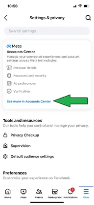 A picture showing where to click in order to follow instructions given in the right column. 